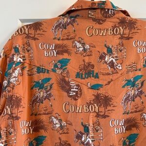 Aloha Cowboy Pearl Snap Short Sleeve